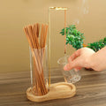 2 in 1 Incense Holder Sticks Anti-Ash Flying Burner Rubber Wood Ash Catcher Organizer Meditation Yoga Spa Home Decor Classic