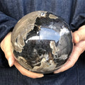 Wholesale Natural Healing Quartz Crystal Crafts Collection UV-Reactive Fluorescent Properties Volcanic Agate Sphere for Gifts MegaBDM