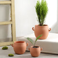 Cute Color-Changing Ceramic Planter with Smiley Face Design- Small Cartoon Flower Pot for Home Decor