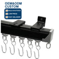 Factory Customized Ultra-Quiet Automatic Metal Curtain Track Rail with High Quality Accessories