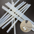 Factory Supply Bag Packed Semi Transparent Hot Melt Glue Stick with Printed Header