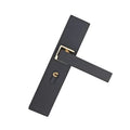 Promotional Oem Low Price Kitchen Interior Aluminium Doors Handles Locks Contemporary Metal Lever Design C29 Black+Gold Door MegaBDM