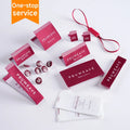 Best Selling Hang Tag Rope Custom Clothing Seal String Hang Tag Paper Customer Logo Printed Clothing Tags Labels for Clothing