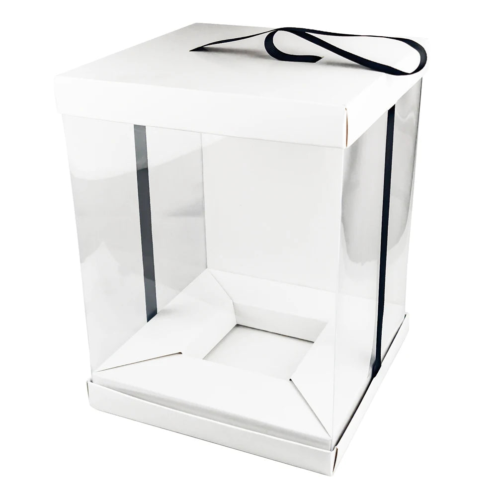 Custom Transparent PVC Folding Carton Box with Paper Cover for Gift Packaging