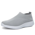 Cross-border Plus-size Women's Breathable Mesh Running Shoes Affordable Summer Slip-on Athletic Shoes
