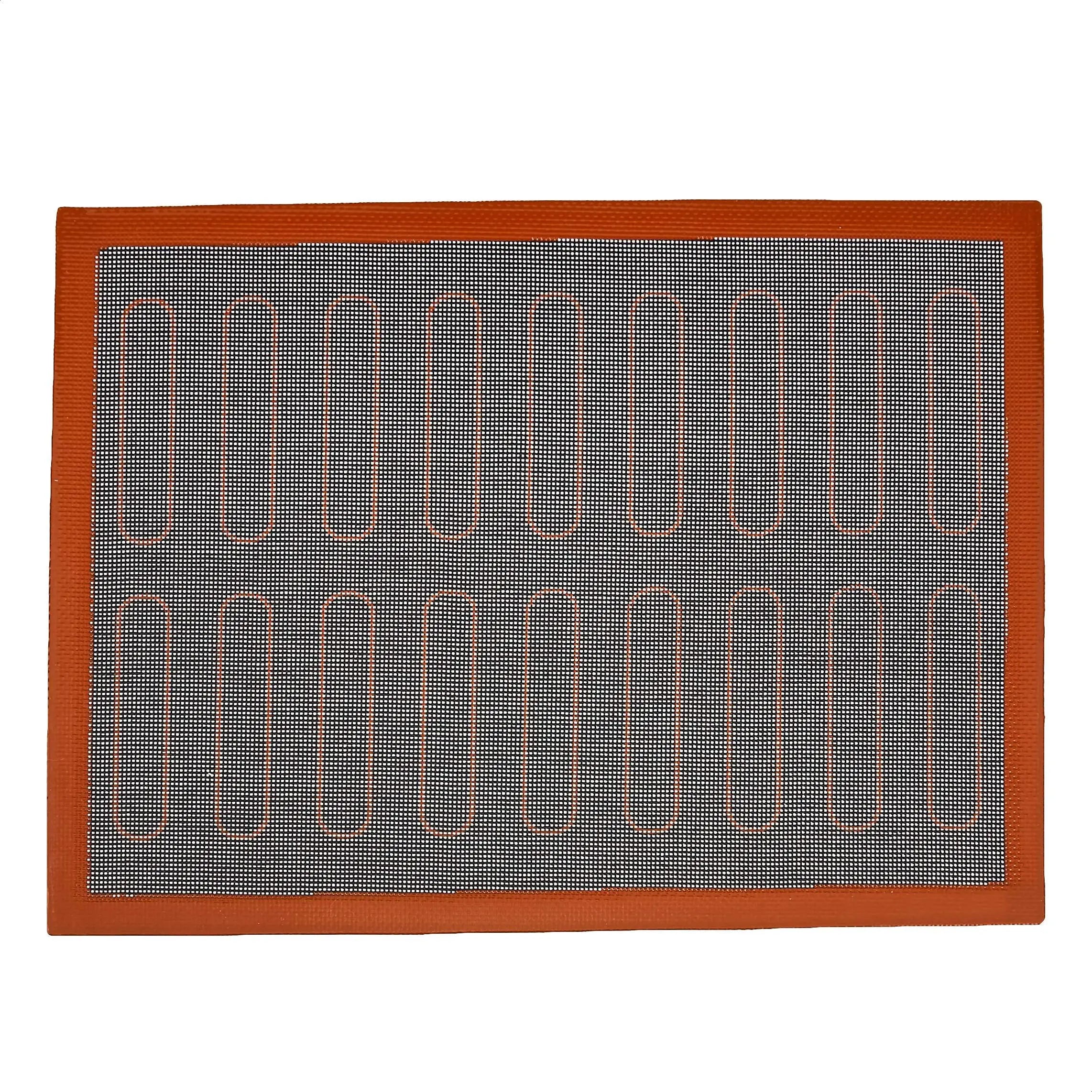 Micro-perforated Silicone Mat With Fiberglass Core Nonstick and Nonslip Breathable Fiberglass Baking Mat
