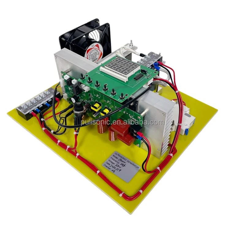600W Adjustable Power Ultrasonic Cleaning Bath Power PCB Digital Ultrasound Electronic Generator 25Khz