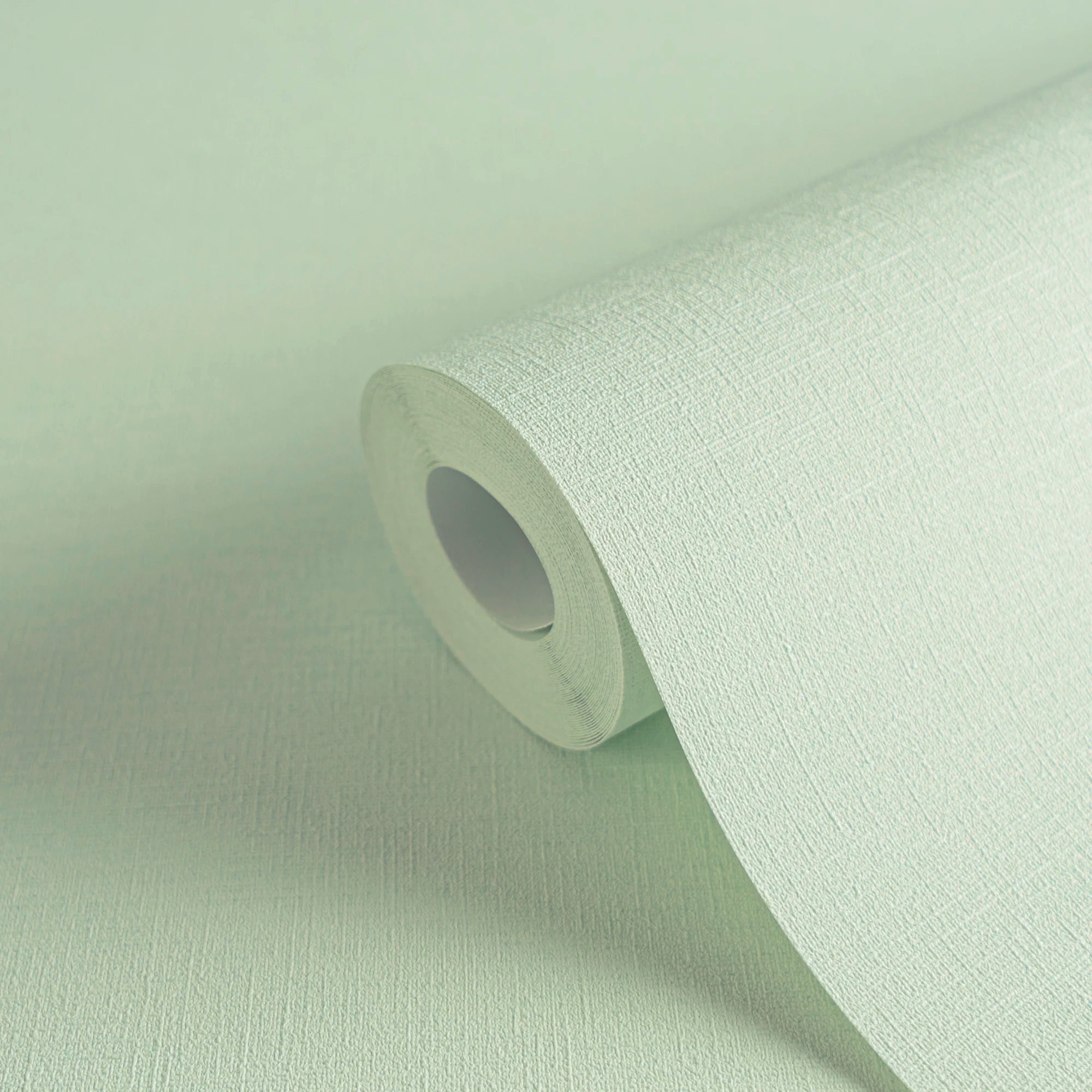 Made Germany European Damask Wallpaper Rolls Light Green Non Woven Vinyl Sound-Absorbing Modern Textured Household Entertainment
