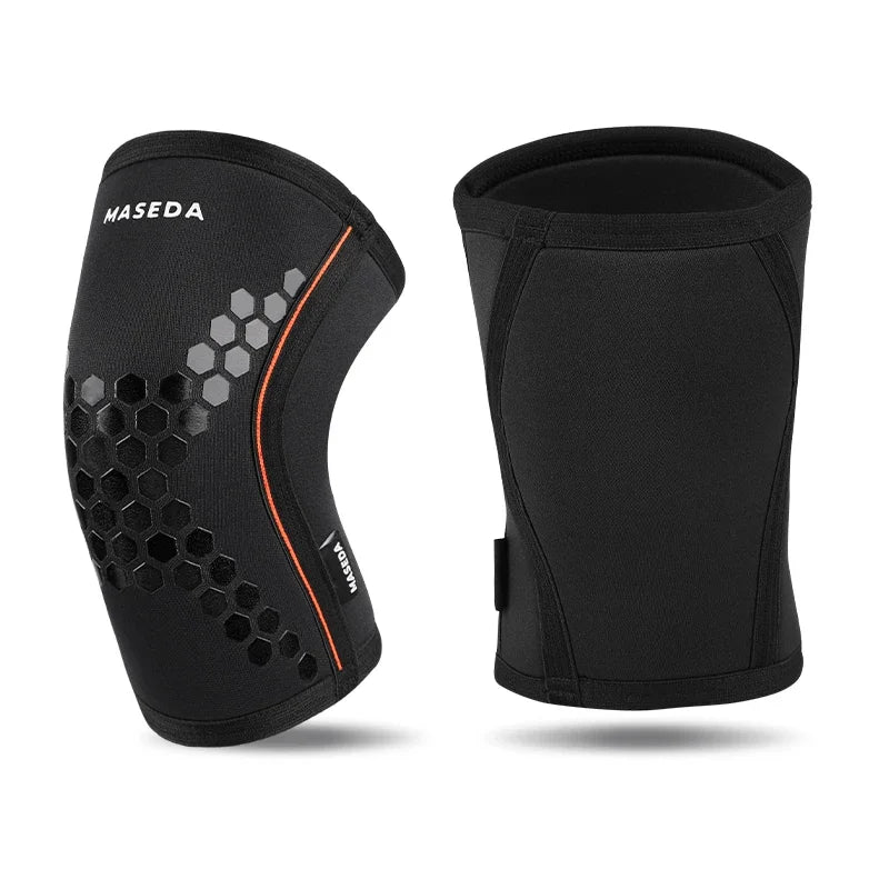 Melenlt Neoprene Knee Sleeve -Powerlifting & Weightlifting Knee Brace with Double Anti-Slip Design