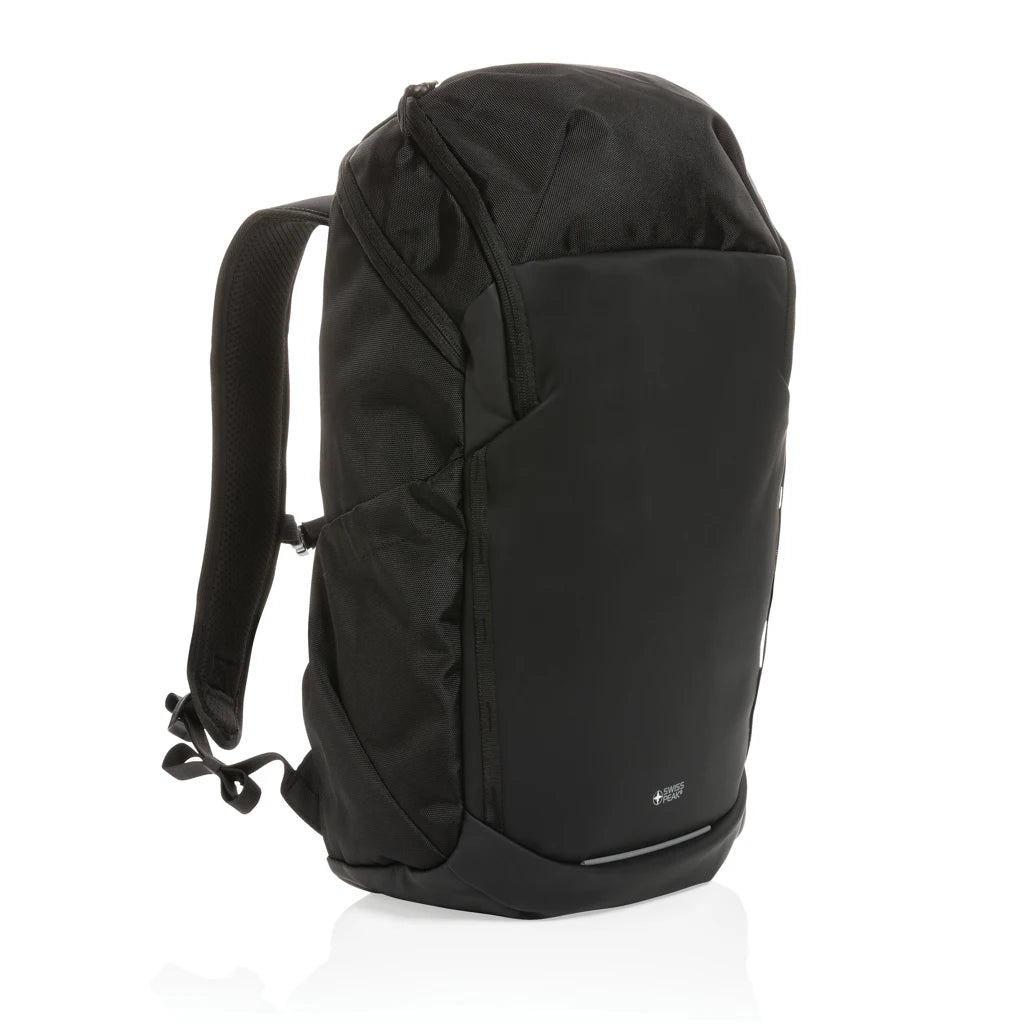 For Swiss Peak AWARE 15.6'' RPET Multipurpose Laptop Backpack Promotional Multi-Use Travel Bag