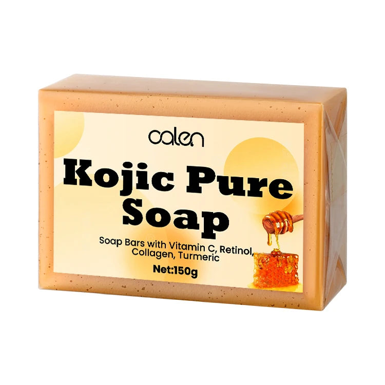 Oalen OEM ODM 150g Private Label Handmade Body Bath Honey Herbal Hyaluronic Acid Vitamin C Moisturizing Soap Bar Kojic Acid