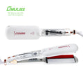 Professional Salon Ceramic Ionic Hair Straightening Iron LCD Display Steam Flat Iron for Household Hotel Use 1-Year Warranty