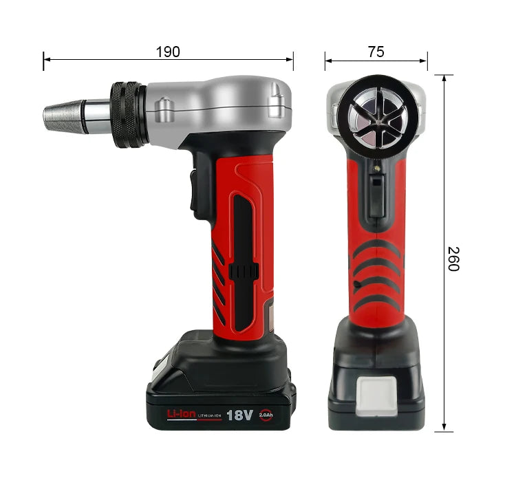 HL-1632 Copper Pipe Expansion Tool Pexa Pipe air Conditioner Installation New Tool Electric Pipe Expander 1/2" to 1" MegaBDM