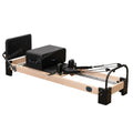Commercial Home Pilates Reformer Bed with Wooden Frame for Fitness and Yoga Premium Pilates Equipment Wooden Pilates Reformer