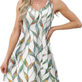 Women's Elegant Summer Dress with Floral Pattern New Arrival Short Sleeves Color Block Vacation Style Printed Dress