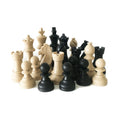 Star Plastic Durable Tournament Size Chess Pieces Set Model K421.085 for Unisex Use King Height 9.5 cm (3.7")
