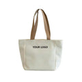Customized Logo 2025 New Style College Student Class Canvas Bag for Women Simple Large Capacity Shoulder Tote Bag Customized Bag
