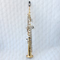 B-flat soprano Saxophone Gold Color Saxophone for Beginners Majoring in Playing Straight Saxophone Instruments Sale With Reed