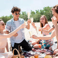 Elegant Martini Modern Wedding Luxury Custom Disposable Plastic Champagne Glasses Flutes