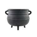 Black Metal Ogun Cauldron Cast Iron Bowl 3 Legs Pot 7'' Caldero De Oggun