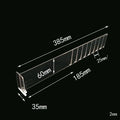Hookei Manufacture Supermarket POP Adjustable Clear T Shape PVC Shelf Divider for Shelf Goods Pharmacy & Fridge Use