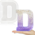 D Capital Letter Epoxy Resin Silicone Letter Mold Suitable for Making Letters Word logo Art Making Cakes Party Home Decor