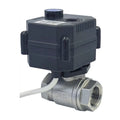 Flomarvel OEM/ODM SS304 PVC Plastic Brass Electric Actuator Motorized Water Shut off Ball Valve for Automatic Water Flow Control