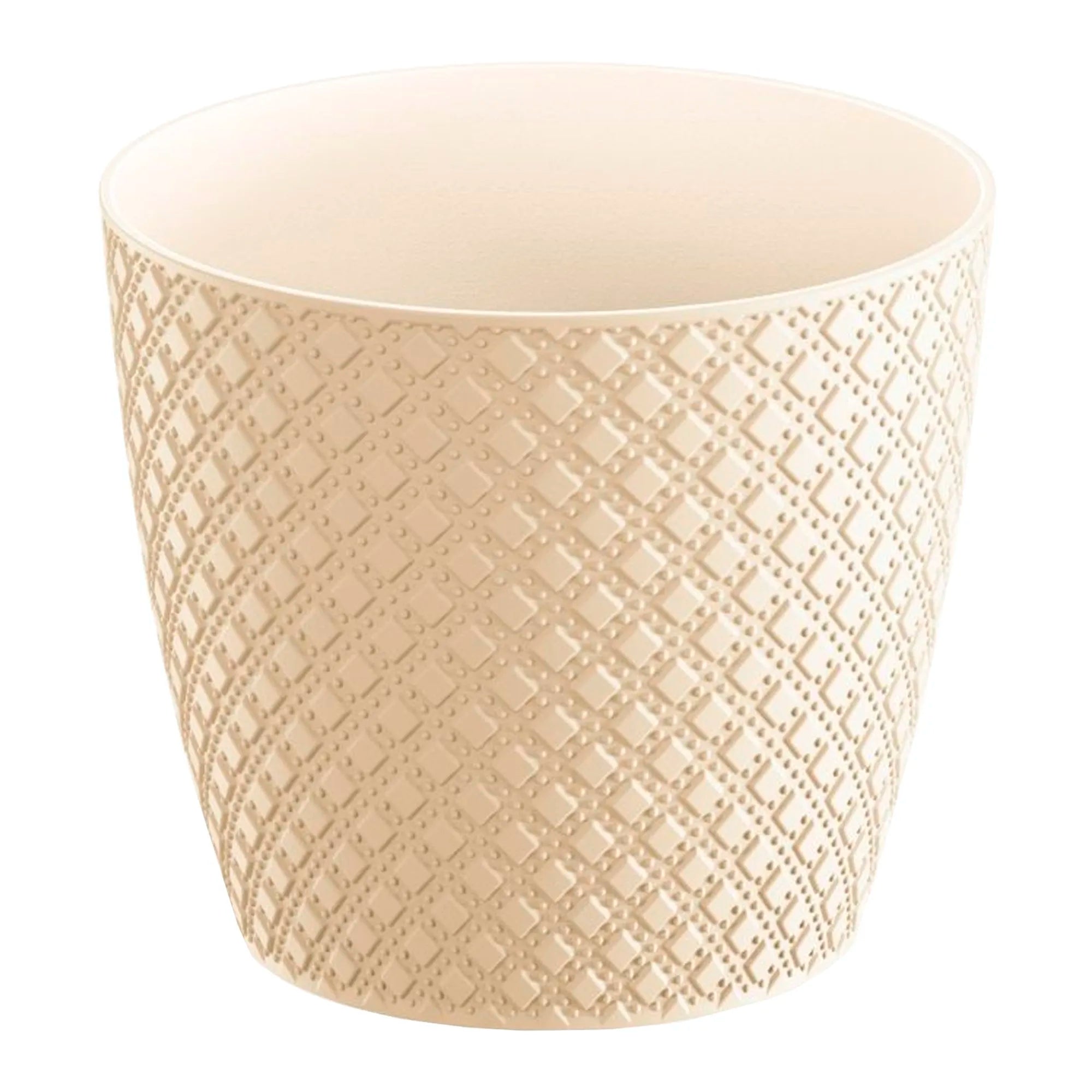 ORIENT 2L. flower pot dimensions (mm) 157x157x138 Cream color