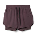 Double-layer Quick Drying Drawstring Men's Fitness Shorts Breathable Casual Men Gym Shorts