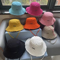 Custom Logo Raw Edge Bucket Hat New Fashion Summer Outdoor Sports Sunscreen Fisherman Caps Bucket Hats