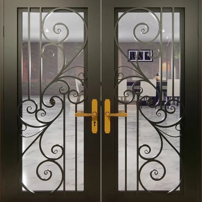 Premium Steel Entry Doors with Waterproof Design 3-Year Warranty Custom Sizes-Quality Craftsmanship & Elegant Finishes