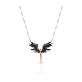 Azuris 925 Sterling Silver Guardian Angel Necklace