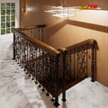 Decorative Wrought Iron Handrails for Indoor Staircases That Combine Durability Classic Charm and Architectural Appeal