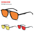 Fashion Style Lightweight Acetate Frame Anti Eye Strain Computer Eyewear Orange Lens 100% Blue Light Blocking Glasses Men Women