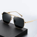 Hot Selling Polarized Sun Shade Polygon Metal Sunglasses Fashion Men Driving Glasses Women