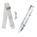 Premium Heavy-Duty White Tennis Net Adjustable Height Nylon Strap Center Straps Tennis Products