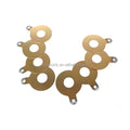 38mm Copper Silver-Coated Electrode Plate for Precision Ultrasonic Cleaning Systems Piezo Sensor