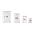 Frosted Clear Plastic Zipper Bag Packaging With Customized LOGO Accessories Cash