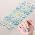 Factory Wholesale Customized Semi-Cured Nail Gel Stickers Environmentally Friendly and Non-Toxic for Gel Nail Strip