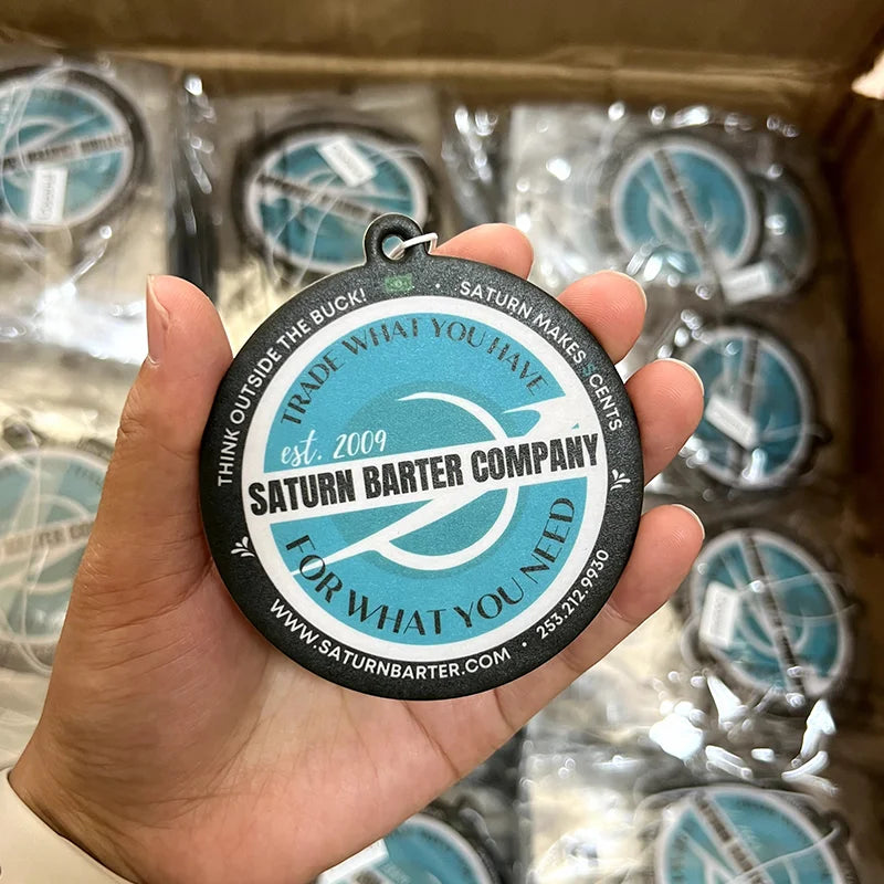 Premium Custom Designed Cross Style Silk Screen Printed Paper Car Air Freshener Business Gift Multiple Scents for Holiday