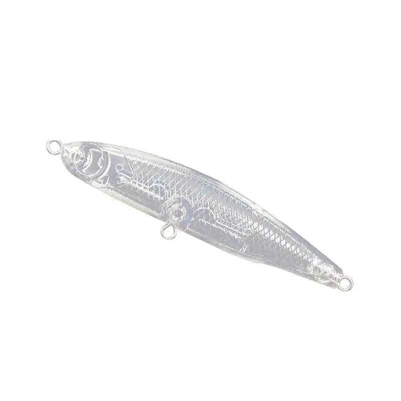 Custom Unpainted ABS Pencil Lure Blank for Saltwater Fish & River Fishing Sink Stick Bait for DIY