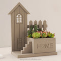 Early Riser DIY House Resin Molds Cement House Garden Molds Succulent Pot Gypsum Candle Jar Ornaments  Mirror Silicone Mold