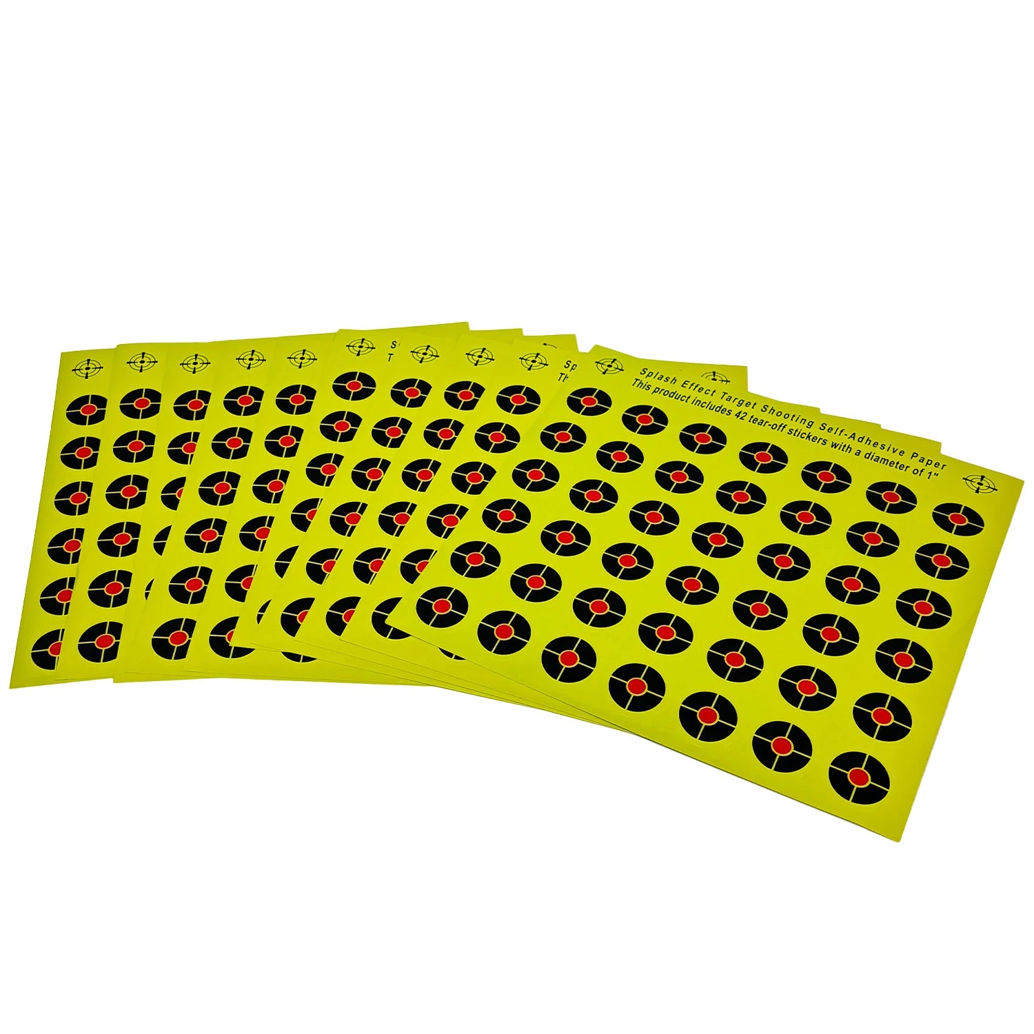 High Visibility Bullseye Paper Shooting Bow and Arrow Target for the Range