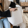 Modern Rectangle Foldable Felt Handle Storage Box with Laundry Organizer Easy to Move Multiple Usage Scenarios