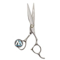Japanese Style 6 Inch Hair Scissors with Steel and Ceramic Handles Titanium Blade for Thinning and Hairdressing Salon Use