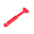 Boasta Factory Safety Breaker Hammer Three-in-one Mini Small Red Hammer Tap Glass Jewelry Making Tool Equipment