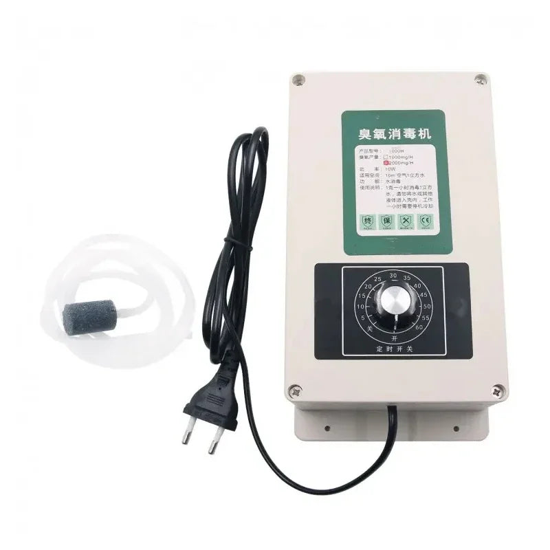 Ac220V 110v Ozone Generator 2000mg Water Purifier Cleaner Ozonator Washing Machine for Food Meat Fruit Vegetable