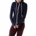 Women Oversized Brown Hoodie and Straight Pants Sportswear Large Size Ladies Two-Piece Set with Short Length Hooded Collar