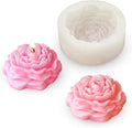 3D Rose Flower Shape Silicone Candle Mould Resin Craft for Cake Decoration DIY Handmade Soap Mould - 1 Cavity Peony