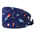 Adjustable Working Caps Scrub Cap Adjustable Surgical Cap with Sweatband & Buttons Soft Wrinkle-Resistant Tie-Back Scrub Hat MegaBDM